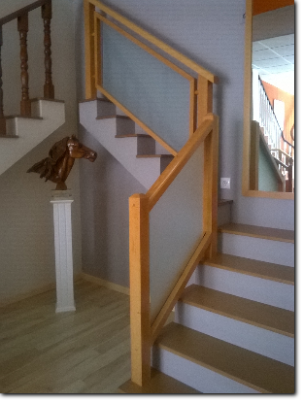 escaleras y barandillas para escaleras de madera